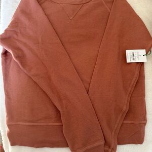 AE 77 Rust Orange Crewneck Sweatshirt